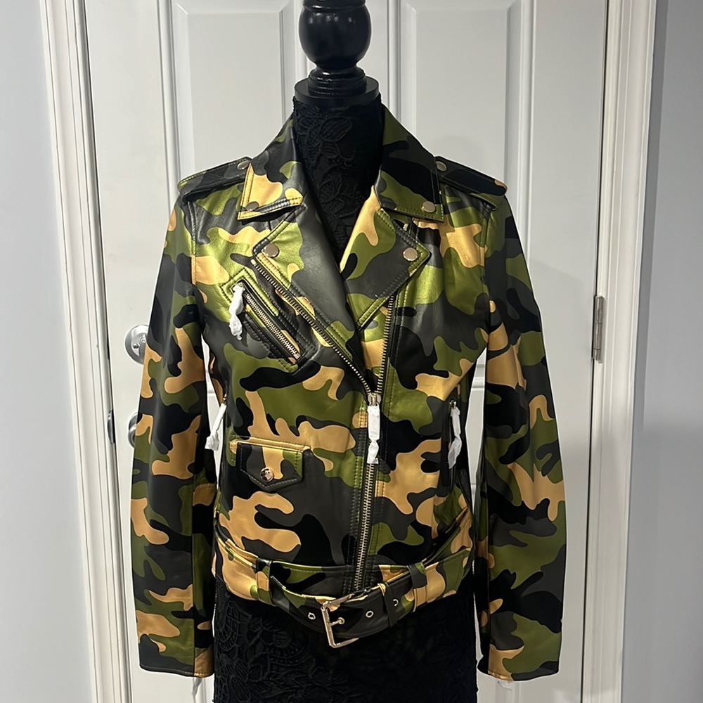 NEW Michael Kors Camo Print Jacket